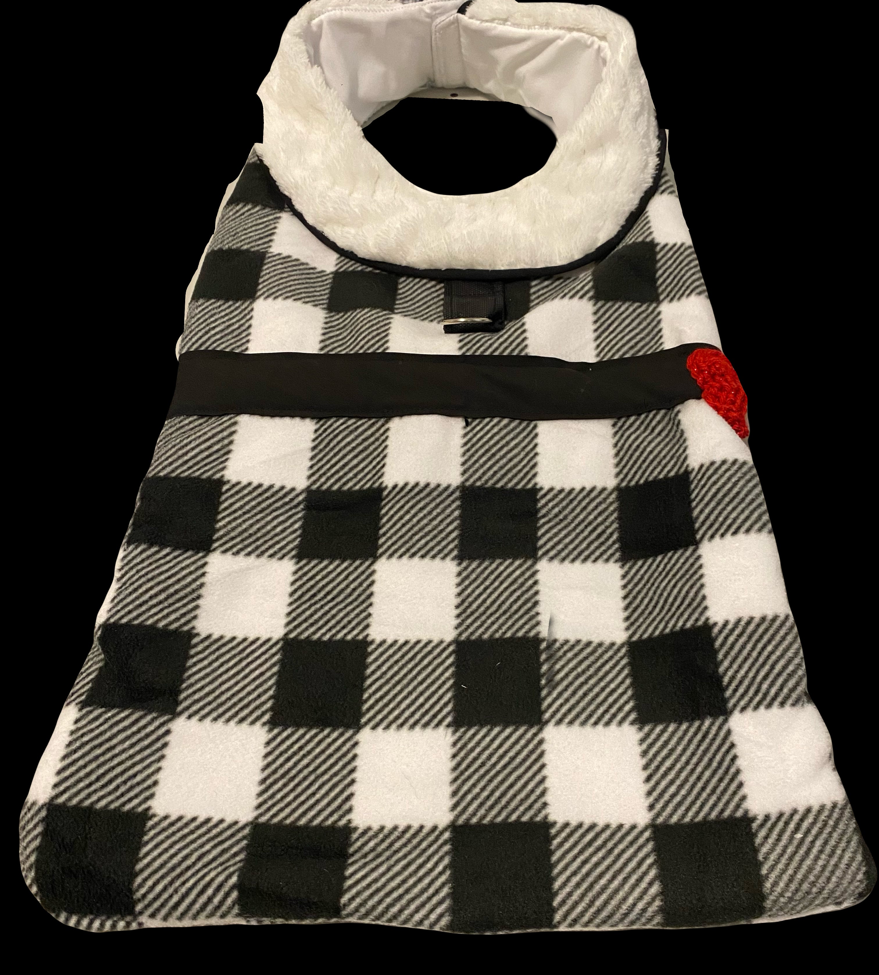 Custom Coat Buffalo Plaid for Large Dog Comfort and Breathable Easy Grooming