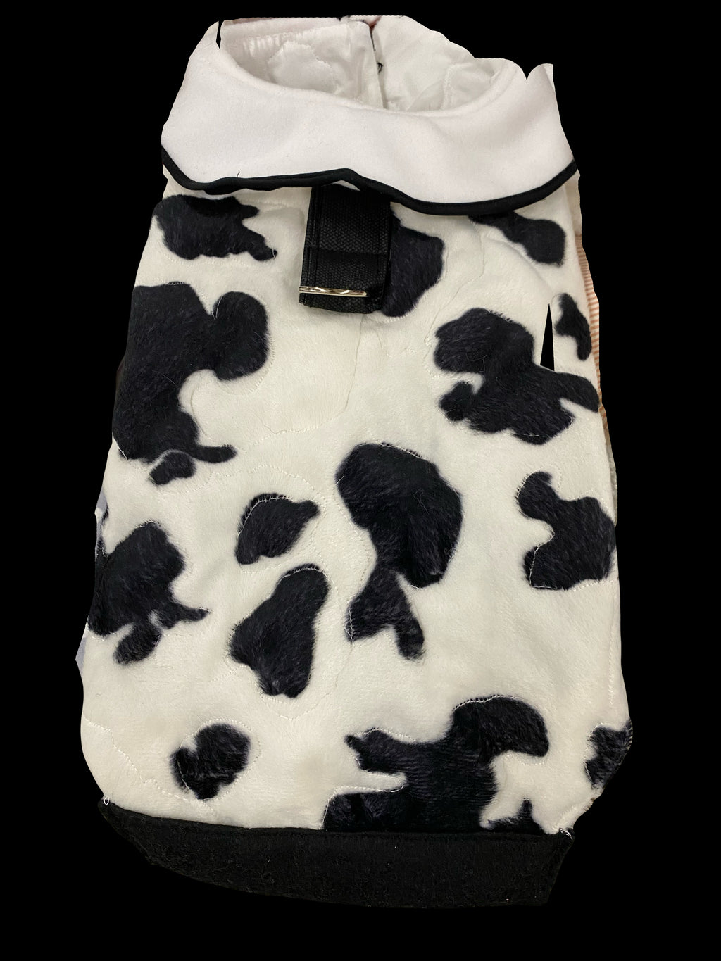 Custom Dog Coat Cow Print